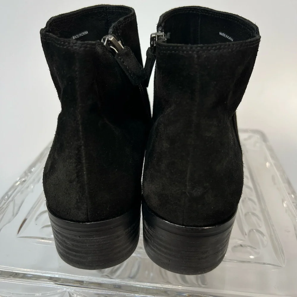 Eileen Fisher Vero Cuoio Black suede bootie